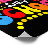 Zurück zum Schullehrer Student glücklich ersten Ta Poster (Ecke)