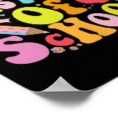 Zurück zum Schullehrer Student glücklich ersten Ta Poster (Ecke)