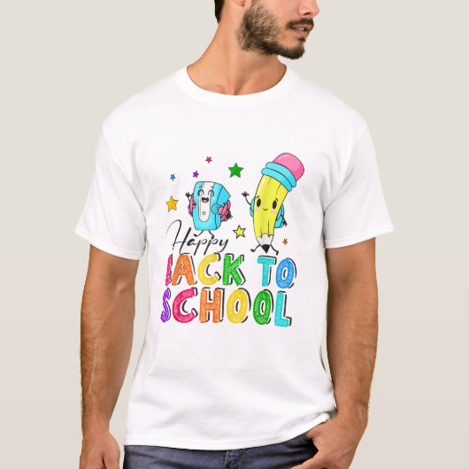 Zurück zum Schullehrer T-Shirt (Vorderseite)