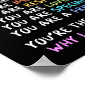 Zurück zum Schullehrer, wenn er das hier betritt Poster (Ecke)