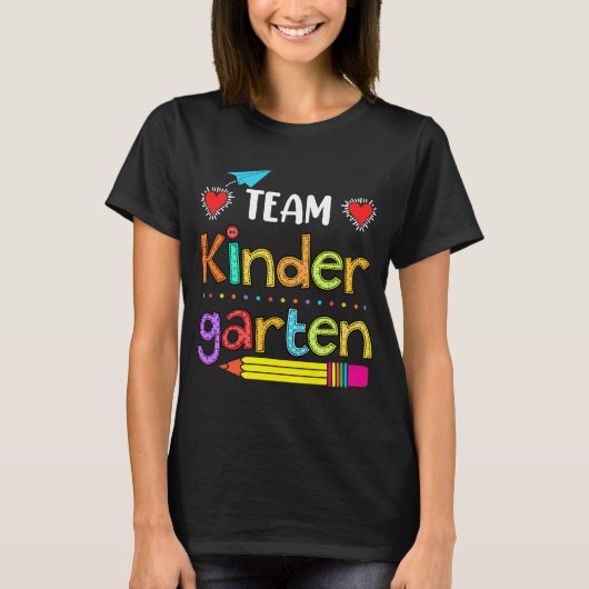 Zurück zum Schullehrerteam Kindergarten T-Shirt (Vorderseite)