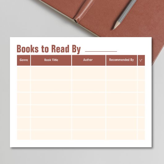 Zurück zum Schullesezubehör Buchklub Notizblock