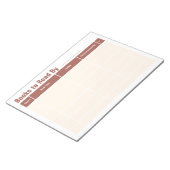 Zurück zum Schullesezubehör Buchklub Notizblock (angewinkelt)