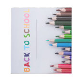 Zurück zum Schulmerkomaterial Notizblock (Vorderseite)