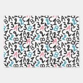 Zurück zum Schulmuster Geschenkpapier Set (Vorderseite 2)