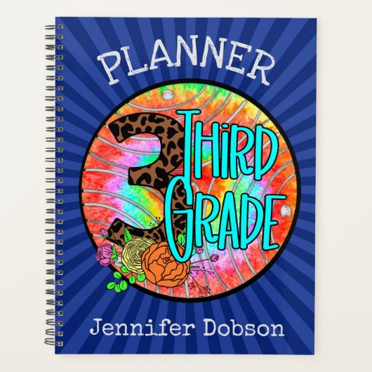 Zurück zum Schulplaner für die dritte Klasse Planer (Vorderseite)