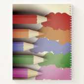 Zurück zum Schulspass - Ihr Name ist hell und farb Notizblock (Rückseite)