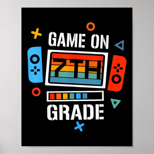 Zurück zum Schulspiel auf der 7. Klasse Funny Game Poster (Vorne)