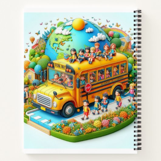 Zurück zum Schulstil Notizblock (Rückseite)