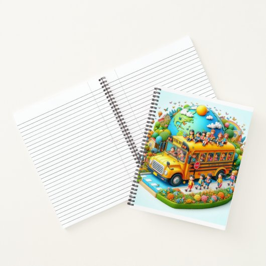 Zurück zum Schulstil Notizblock (Innenseite)