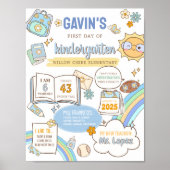 Zurück zum Schultag-Vorstandsabonnement Poster (Vorne)