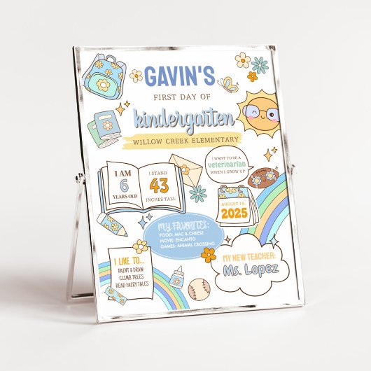 Zurück zum Schultag-Vorstandsabonnement Poster