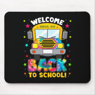 Zurück zum Schulunterricht Outfit School Busfahrer Mousepad