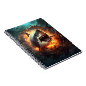 Zurück zum Schwarzen Hai-Angriff Notizblock (Rechte Seite)