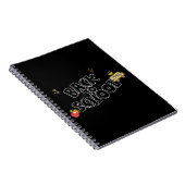 Zurück zum Shirt Funny School Bus mit Crown Notizblock (Rechte Seite)