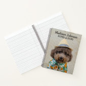 Zurück zum Spielzeug-Poodle-Notebook Notizblock (Innenseite)