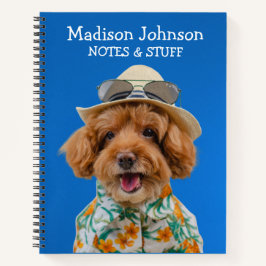 Zurück zum Spielzeug-Poodle-Notebook Notizblock