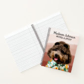 Zurück zum Spielzeug-Poodle-Notebook Notizblock (Innenseite)