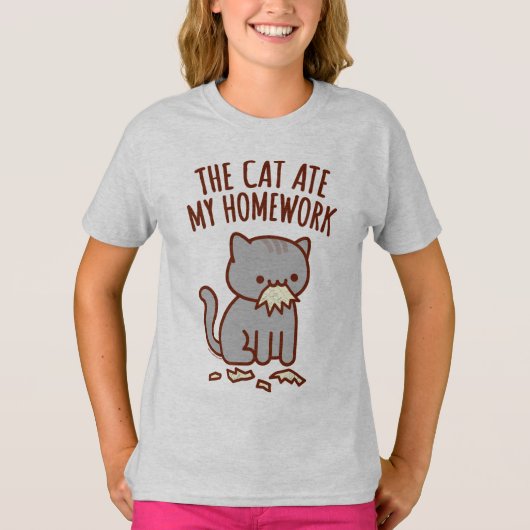 Zurück zum T - Shirt der Schule - "DIE KATZE MEINE (Vorderseite)