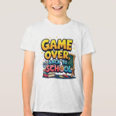 Zurück zum T - Shirt der Schule | Funny Gamer Sch (Vorderseite)