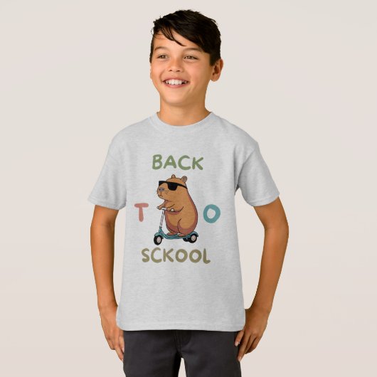 Zurück zum T - Shirt der Schule mit dem Wunderbär (Vorne ganz)