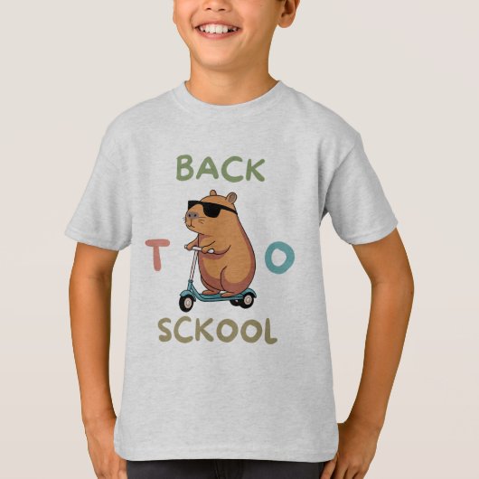 Zurück zum T - Shirt der Schule mit dem Wunderbär (Vorderseite)