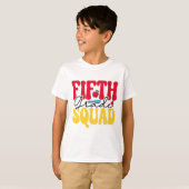 Zurück zum T-Shirt in der Schule | Fünfter Squad-T (Vorne ganz)