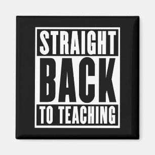 Zurück zum Unterrichten Magnet