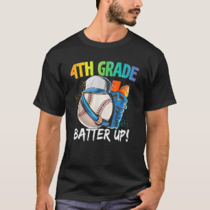 Zurück zur 4. Klasse Baseball zuerst T-Shirt
