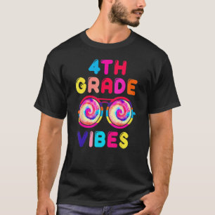 Zurück zur 4. Klasse Vibes Gefärbte Krawatte Sonne T-Shirt
