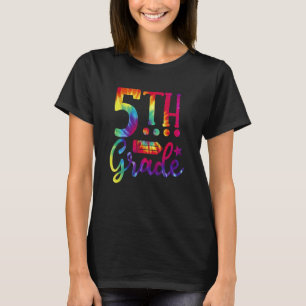 Zurück zur 5. Klasse Lehrer Gefärbte Krawatte T-Shirt