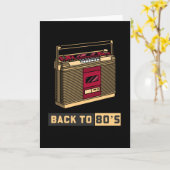 Zurück zur 80er 80er Music Karte (Gelbe Blume)