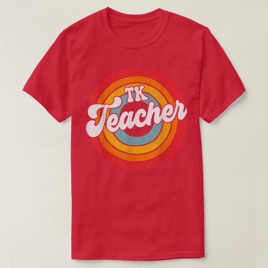 Zurück zur 80er Lehrerstaffel in der Schule, Retro T-Shirt (Design vorne)
