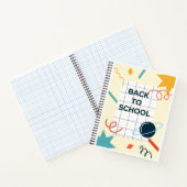 Zurück zur Abstrakten Notebook-Abdeckung der Schul Notizblock (Innenseite)