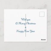 Zurück zur alten Kunst... Weihnachten mit dem Weih Postkarte (Rückseite)