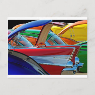 Zurück zur Auto Show. Postkarte