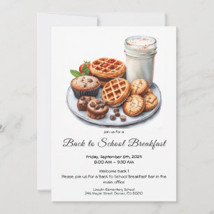 Zurück zur Bar-Einladung zum Schulfrühstück Einladung