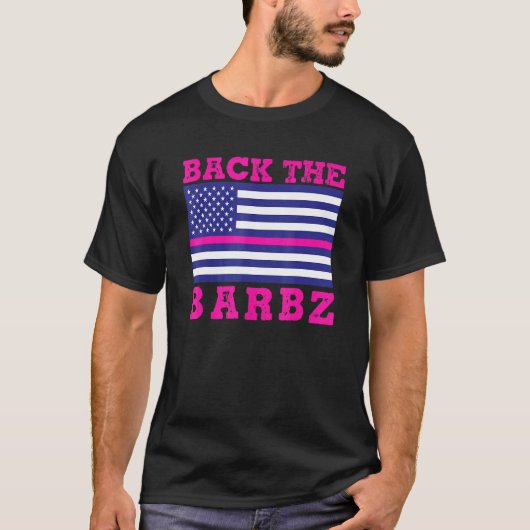 Zurück zur Barbz Flag Liebe Barbs Loyal Fan T-Shirt (Vorderseite)