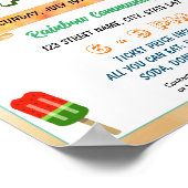 Zurück zur bash-Vorlage für Schulsommer Poster (Ecke)