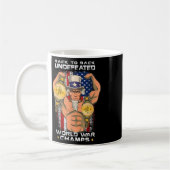 Zurück zur Besiegung des Weltkriegs Uncle Sam Kaffeetasse (Links)
