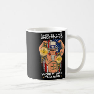 Zurück zur Besiegung des Weltkriegs Uncle Sam Kaffeetasse
