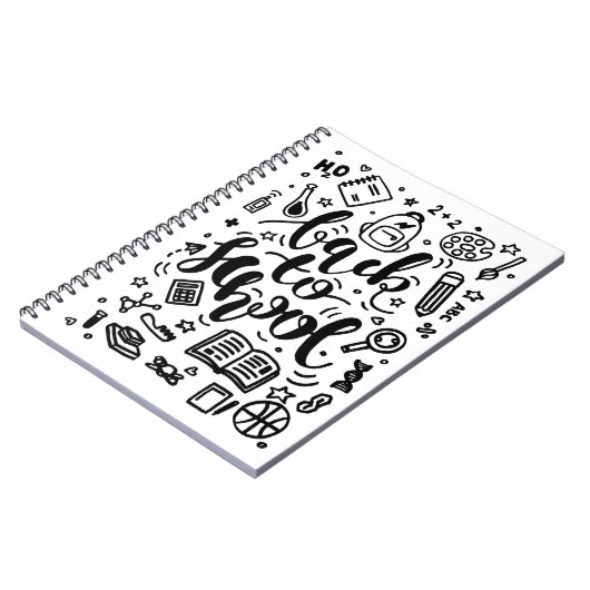 Zurück zur Bildung der Schule Notizblock (Linke Seite)