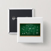 Zurück zur Bildung der Schulwissenschaften Button (Vorne & Hinten)