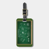 Zurück zur Bildung der Schulwissenschaften Gepäckanhänger (Vorderseite vertikal)