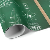 Zurück zur Bildung der Schulwissenschaften Geschenkpapier (Rolleneckpunkt)