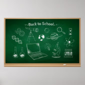 Zurück zur Bildung der Schulwissenschaften Poster (Vorne)