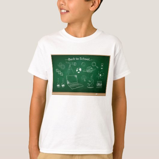 Zurück zur Bildung der Schulwissenschaften T-Shirt (Vorderseite)