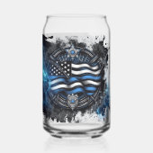 Zurück zur blau gedruckten Dosenbrille Dosenglas (Rückseite)