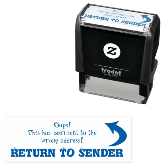 Zurück zur Briefmarke von Sender fun Permastempel (Beispiel)