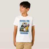 "Zurück zur Coolen Ente der Schule" Kinder T-Shirt (Vorne ganz)